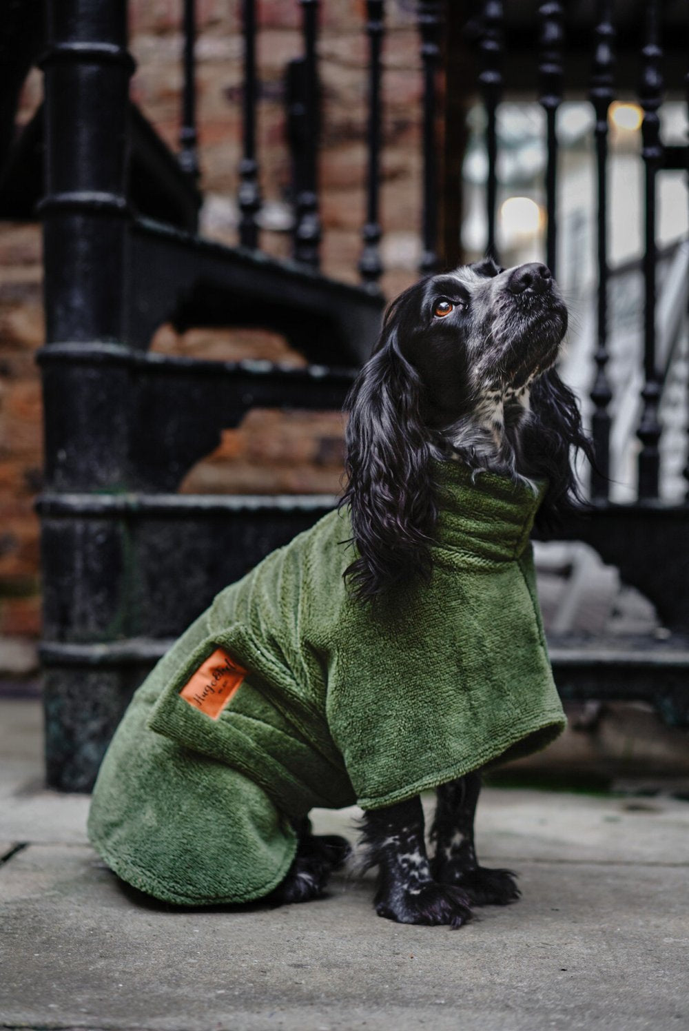 Luxury Bamboo Dog Drying Robe