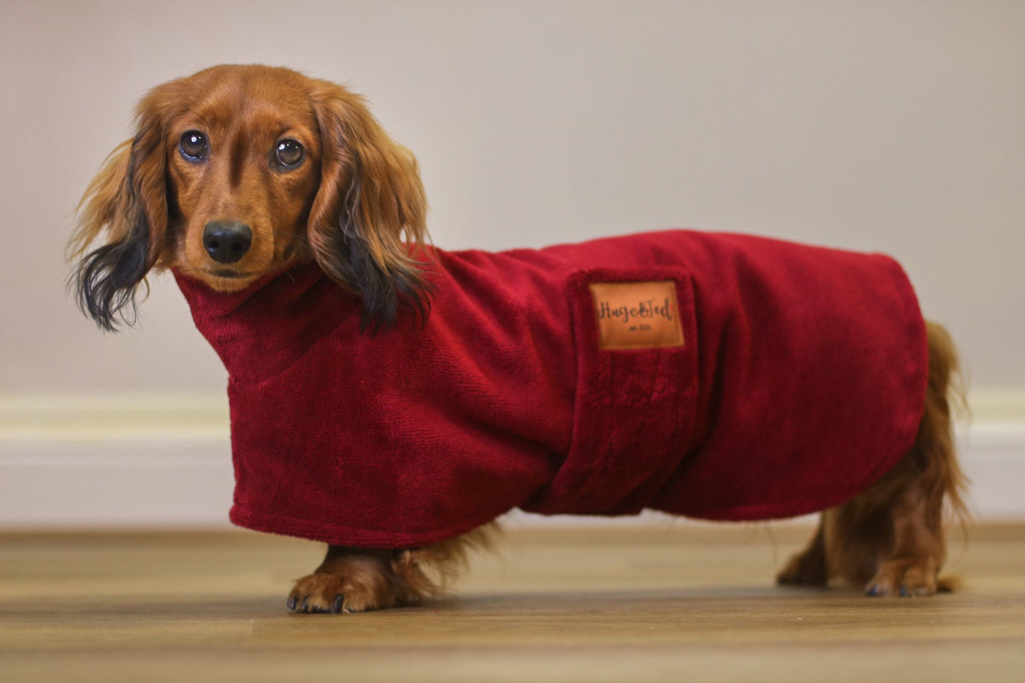 Luxury Bamboo Dog Drying Robe