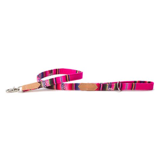 Hiro + Wolf Inca Pink Classic Dog Lead