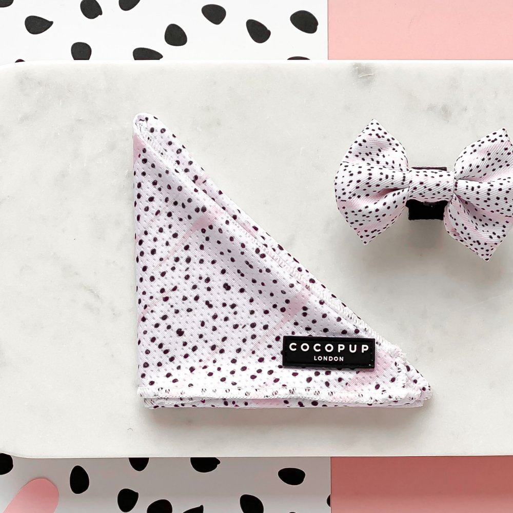 Pink Dalmation Bandana - The Cambridge Dog Co.
