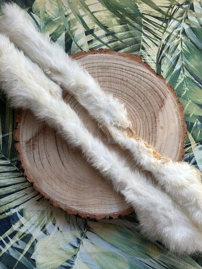 Rabbit Skin Rolls with Fur 50CM