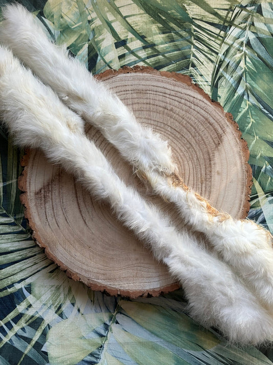 Rabbit Skin Rolls with Fur 50CM