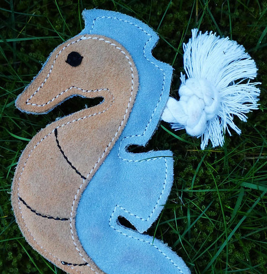 Shelly the Sea Horse Small Breed Eco Dog Toy
