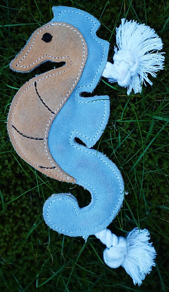 Shelly the Sea Horse Small Breed Eco Dog Toy