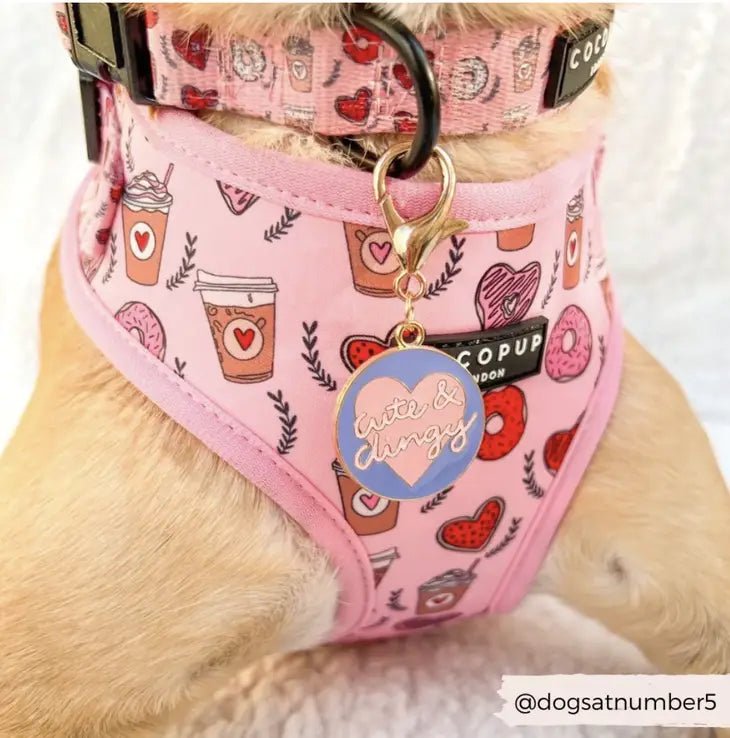 Dog Collar Charm - Cute and Clingy