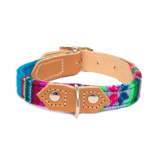 Hiro & Wolf Inca Blue Dog Collar