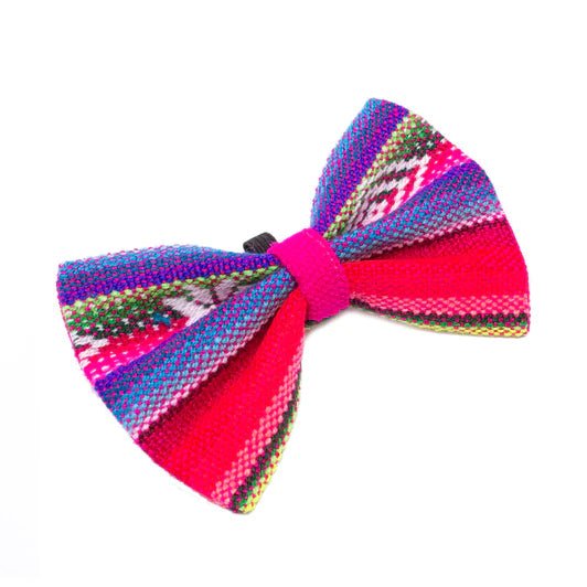 Hiro & Wolf Inca Pink Bow Tie