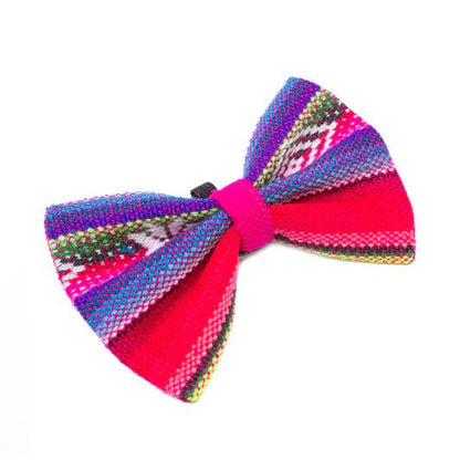 Hiro & Wolf Inca Pink Bow Tie