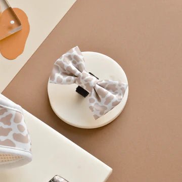Nude Cow Bow Tie