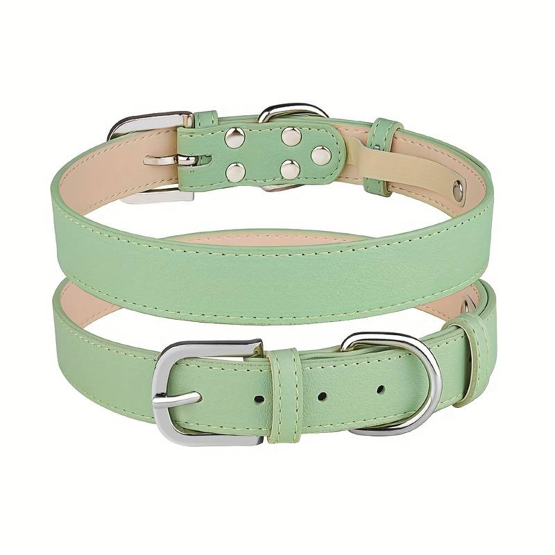 Soft Leather Collar - Black