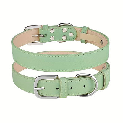 Soft Leather Collar - Black